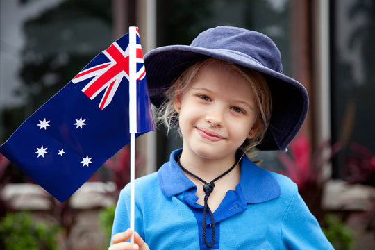 Citizen with Australian Flag